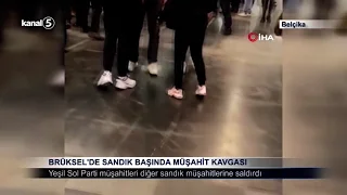 Brüksel’de Sandık Başında Müşahit Kavgası