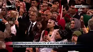 Cumhurbaşkanı Erdoğan STK Ve Muhtarlarla Buluştu
