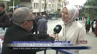 Cumhurbaşkanı Pursaklar’da Coşkuyla Karşılandı