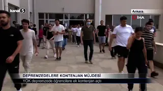 Depremzedelere Kontenjan Müjdesi