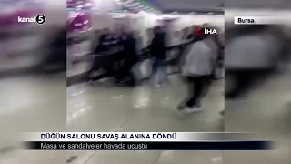 Düğün Salonu Savaş Alanına Döndü
