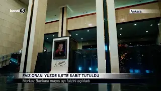 Faiz Oranı Yüzde 8,5’te Sabit Tutuldu