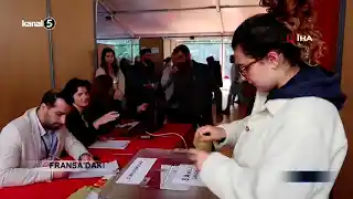 Fransa’daki Türk Seçmenlerden Sandığa Yoğun İlgi