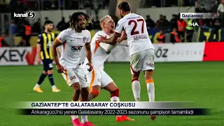 Gaziantep’te Galatasaray Coşkusu