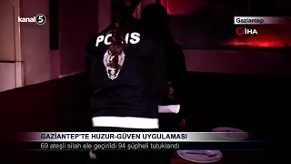 Gaziantep’te Huzur-Güven Uygulaması