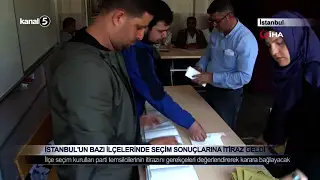 İstanbul’un Bazı İlçelerinde Seçim Sonuçlarına İtiraz Geldi