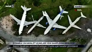 İstanbul’un Hayalet Uçakları Yeni Sahiplerini Bekliyor
