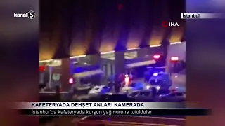 Kafeteryada Dehşet Anları Kamerada