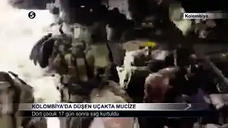 Kolombiya’da Düşen Uçakta Mucize