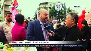 Nisa Dental Ağız ve Diş Sağlığı Polikliniği açılışına siyasiler büyük ilgi gösterdi