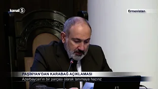 Paşinyan’dan Karabağ Açıklaması