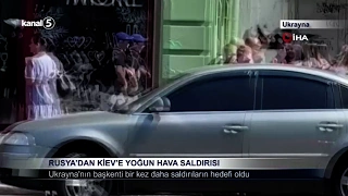 Rusya’dan Kiev’e Yoğun Hava Saldırısı