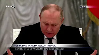 Rusya’dan Tahılda Rekor İhracat