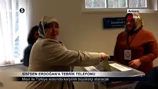 Sisi’den Erdoğan’a Tebrik Telefonu