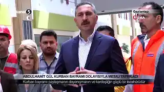 Abdulhamit Gül Kurban Bayramı Dolayısıyla Mesaj Yayımladı