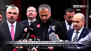Bakan Yerlikaya İlk Operasyonuna İmza Attı