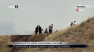 Diyarbakır’da Arazi Kavgasında Katliam