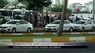 Diyarbakır’daki Arazi Kavgasıyla İlgili 5 Gözaltı