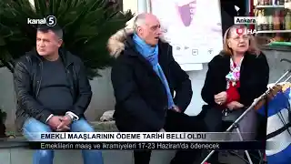 Emekli Maaşlarının Ödeme Tarihi Belli Oldu