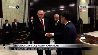 Erdoğan’dan Flaş Atama Kararları