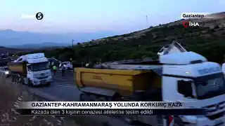 Gaziantep-Kahramanmaraş Yolunda Korkunç Kaza