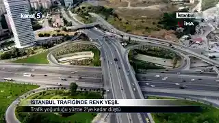 İstanbul Trafiğinde Renk Yeşil