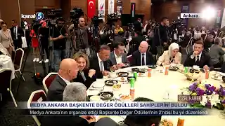 Medya Ankara Başkente Değer Ödülleri Sahipleri ile buluştu