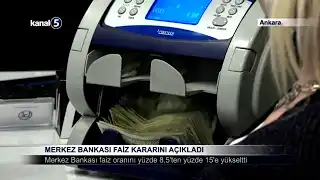 Merkez Bankası Faiz Kararını Açıkladı