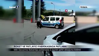 Roket ve Patlayıcı Fabrikasında Patlama
