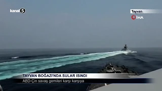 Tayvan Boğazı’nda Sular Isındı