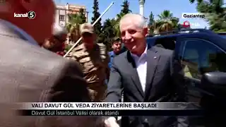 Vali Davut Gül Veda Ziyaretlerine Başladı