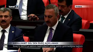 Abdulhamit Gül’den İsveç Açıklaması