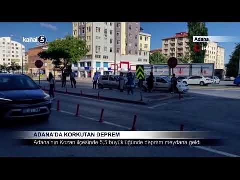 Adana’da Korkutan Deprem