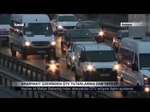Akaryakıt Üzerinden ÖTV Tutarlarına Zam Yapıldı