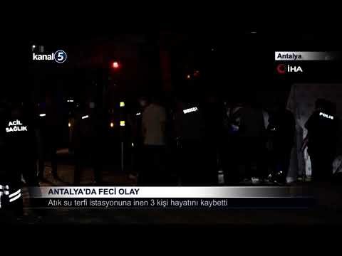 Antalya’da Feci Olay