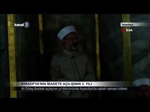 Ayasofya’nın İbadete Açılışının 3. Yılı