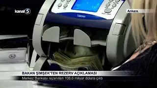 Bakan Şimşek’ten Rezerv Açıklaması