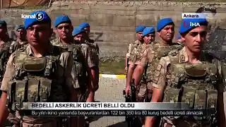 Bedelli Askerlik Ücreti Belli Oldu