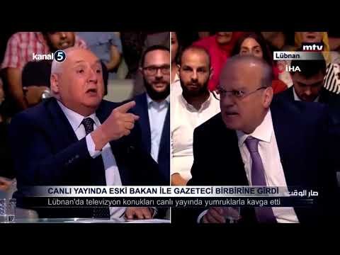 Canlı Yayında Eski Bakan İle Gazeteci Birbirine Girdi