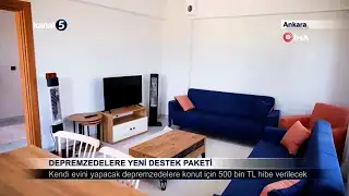 Depremzedelere Yeni Destek Paketi