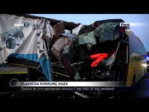 Elazığ’da Korkunç Kaza