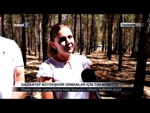 Gaziantep Büyükşehir Ormanlar İçin 7/24 Nöbette