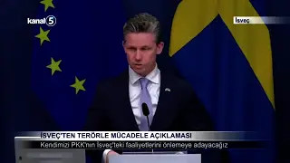 İsveç’ten Terörle Mücadele Açıklaması