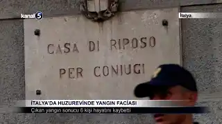 İtalya’da Huzurevinde Yangın Faciası