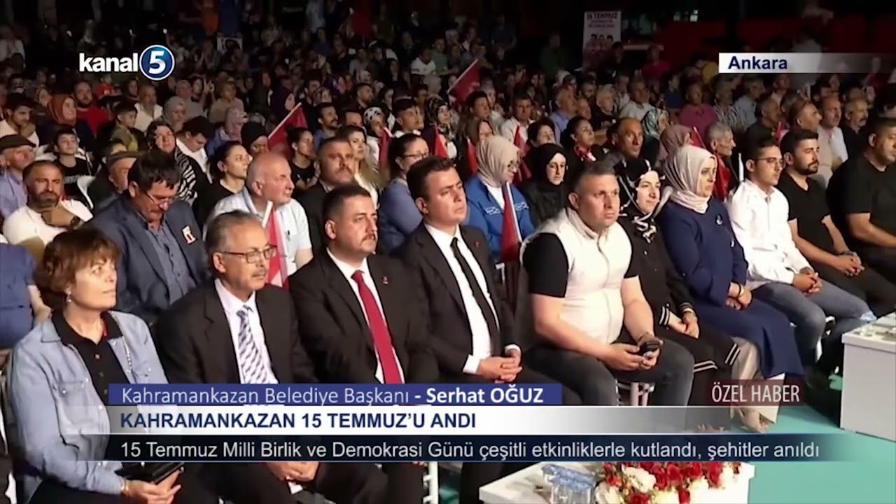 Kahramankazan 15 Temmuz’u Andı