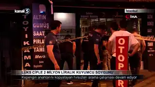 Lüks Ciple 2 Milyon Liralık Kuyumcu Soygunu