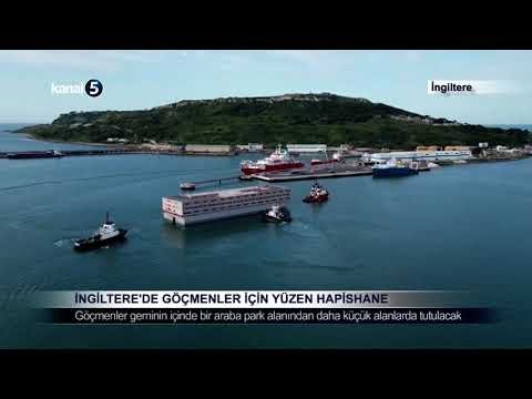 İngiltere’de Göçmenler İçin Yüzen Hapishane