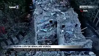 Rusya Lviv’de Binaları Vurdu