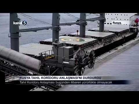 Rusya Tahıl Koridoru Anlaşması’nı Durdurdu