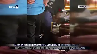 Sapanca Belediye Başkanının Makam Odasında Silahlı Saldırı